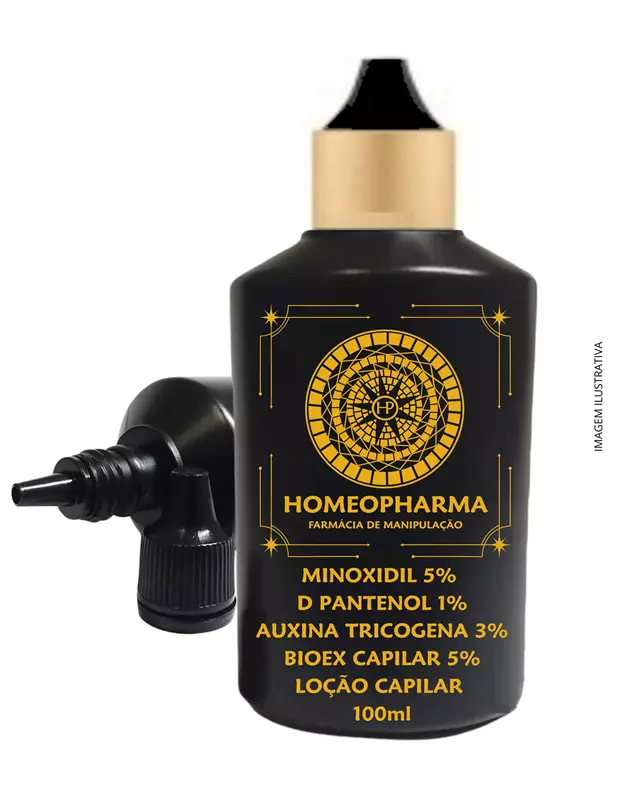 Loção Capilar Antiqueda com Minoxidil + Auxina + Bioex Capilar 100ml