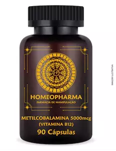 METILCOBALAMINA (VITAMINA B12) 5000mcg- 90 Cápsulas