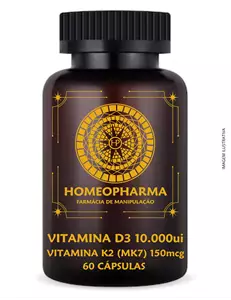 VITAMINA D3 10.000UI / VITAMINA K2 150mcg 30 CÁPSULAS 