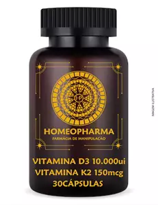 VITAMINA D3 10.000UI / VITAMINA K2 150mcg 30 CÁPSULAS 